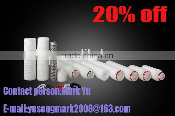 0.22 Micron Nylon Pleated Cartridge Filters Used for Food and Beverage photo-2