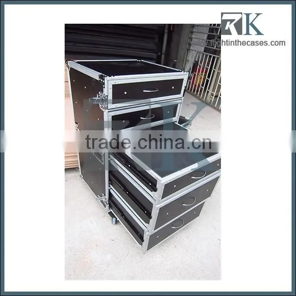 Drawers Utility Road ATA Aluminum Flight Case With Wheels,Table photo-2