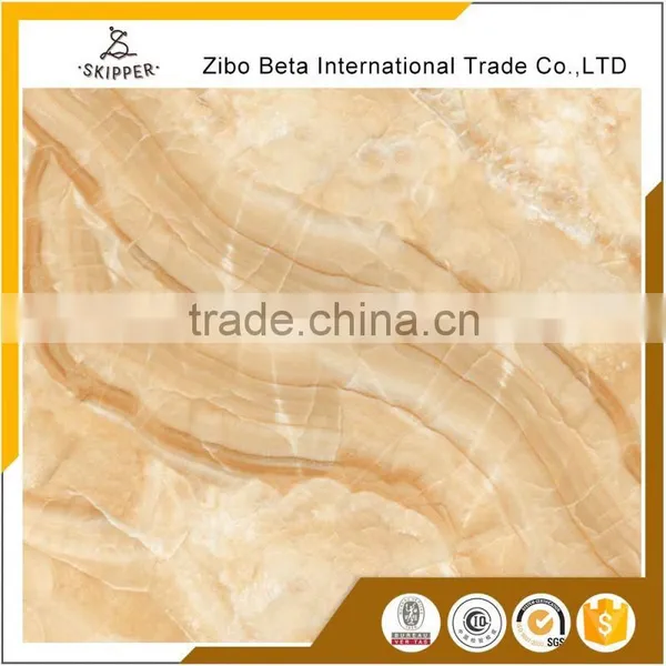 High Performance Bright Colored Glazed Polished Porcelain Floor Tile photo-3