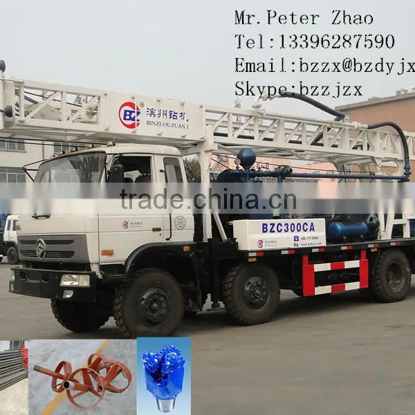 High Drilling Effective!! BZC300CA Truck Mounted Drilling Rig photo-3