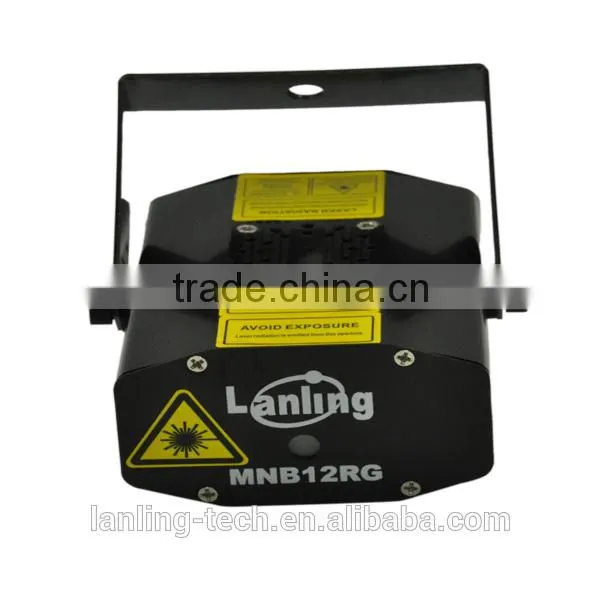 Cheap 100mW RG 12 Gobos Mini Twinkling Laser Light photo-5