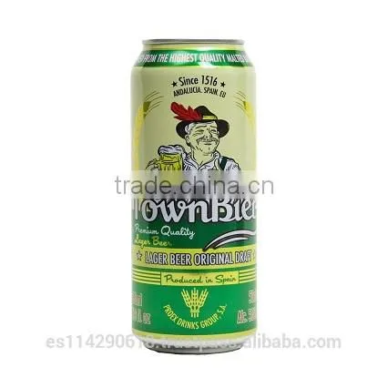 TownBier Lager Beer 500ml Canned 5.0% Vol.alc