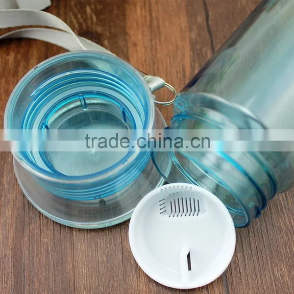 Hot Sale Clean Blue Travel Portable Plastic Dinking Sport Water Bottle Space Cup Joyshaker photo-4