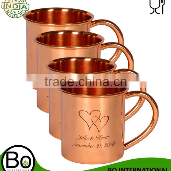 Customized Copper Moscow Mule Mugs Personalized With Logo photo-2