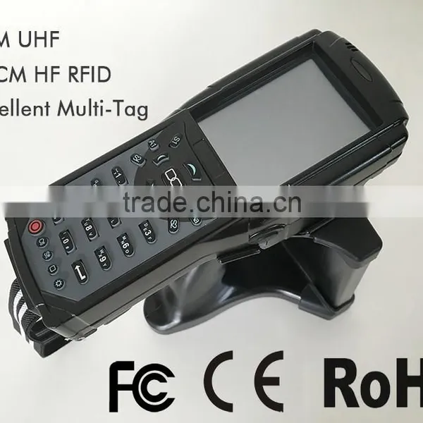 rfid handheld terminal uhf reader bar code scanner