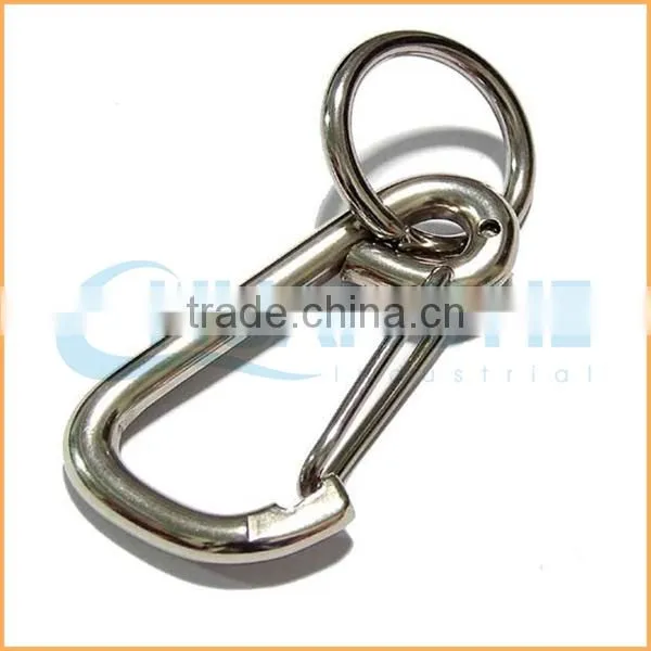 Fashion High Quality Silver Color Aluminum Soild Carabiner photo-6