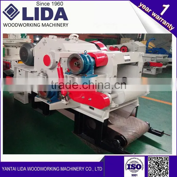 LIDA Electric Drum Wood Chipper LDBX218 Producng Wood Chips With CE For Sale photo-3