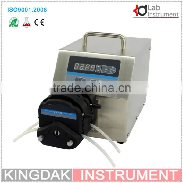 KWT300S Low Flow Precise Variable Speed Peristaltic Pump/ Tubing Pump / Dosing Pump for Water Pumps Fluid / 2 X YZ15 Pump Head photo-2