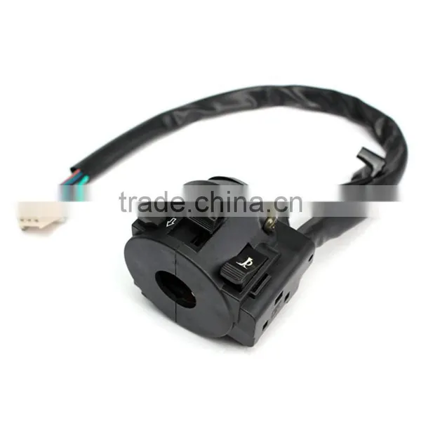 Top Selling Design Universal 12V Motorcycle 7/8'' Handlebar Horn Turn Signal Electrical Start Button Switch Black Best Promotion photo-5