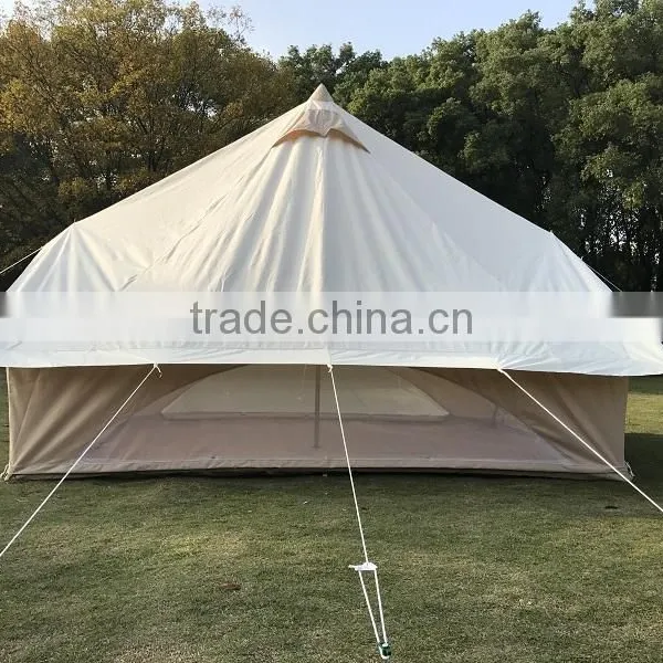 Outdoor Heavy Duty 4m Bell Tent Camping Bell Tent With Two Doors photo-6