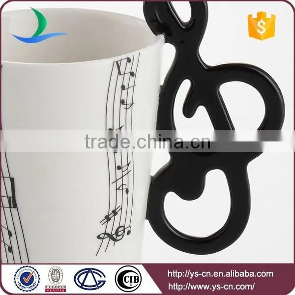 Ceramic Music Note Party Gift Cute Mug For Sublimation photo-2