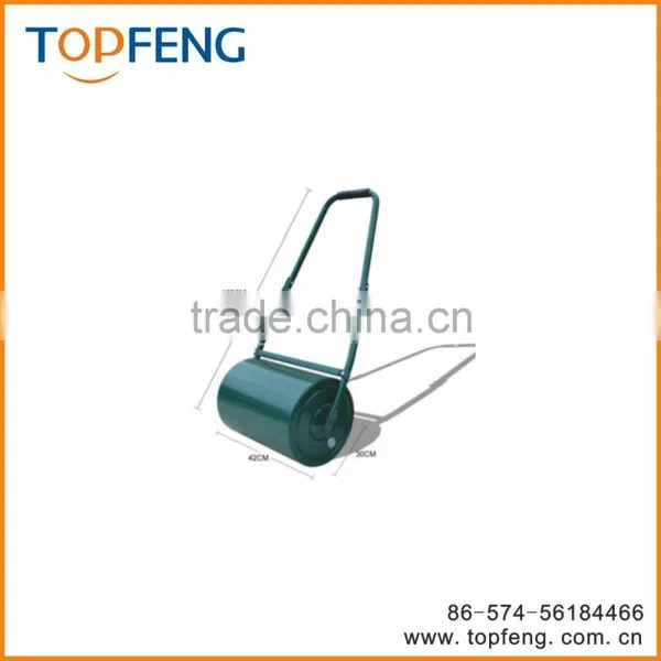 Galvanised Steel Garden Grass Lawn Roller 30 L With Scraper Bar Handles by Tinkertonk photo-2