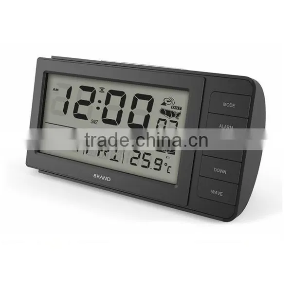 LCD Electronic Temperature Hygrometer With Alarm Clock photo-3