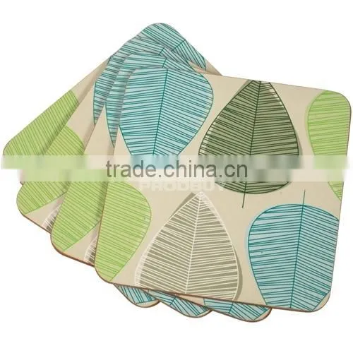 Lacquered Wooden Coasters/ Lacquer Coaster Set/ Showy Lacquer Coaster photo-2