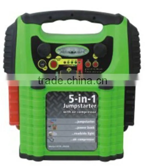 163556 5 in 1 300PSI Air Compressor 150W Power Inventer 8 LED Work Light Jump Starter photo-2