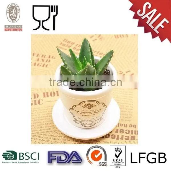 Round Plastic Flower Pot With Different Color