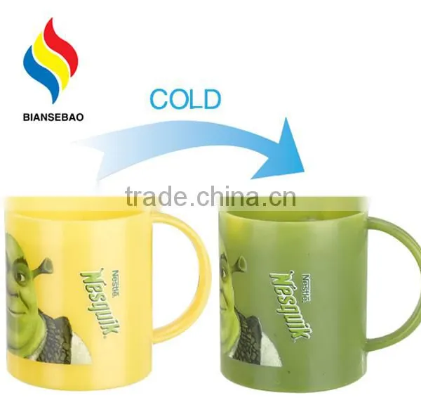 Customized Design PS Plastic 10oz Coffee Mug With Color Changing photo-3