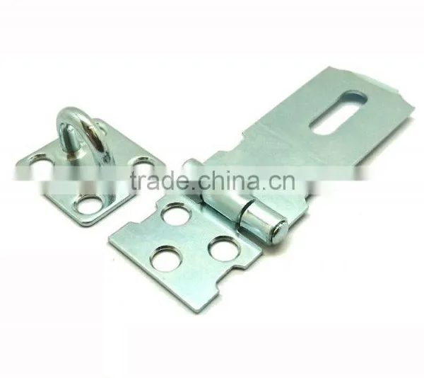 Zinc Finished Door Hardware Padlock Clasp Hasp and Staple 2", Regular Hasps and Staple photo-3