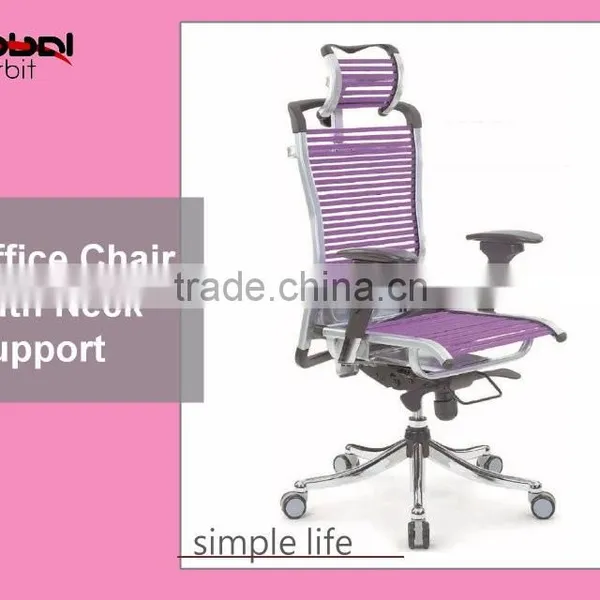 Office Furniture Swivel Chair, Good Quality Executive Purple Office Chair photo-4