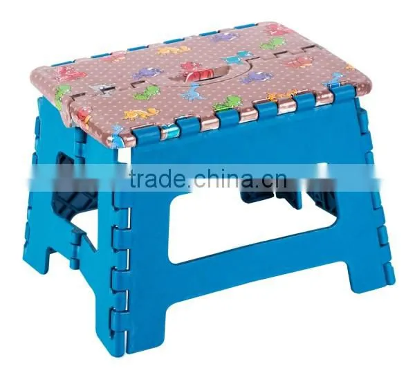Customized Printing Plastic Folding Step Stool photo-5