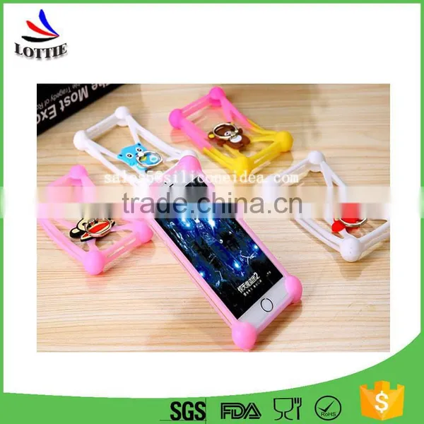 China Manufacturer 3d Cartoon Silicone Phone Case Universal Silicone Phone Holder photo-3