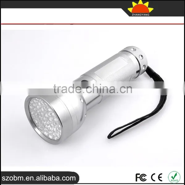 New Arrival OEM 51 LED 395nm UV LED Flashlight Purple/Black Light Torch ---- UV Flashlight For Money Detector photo-2