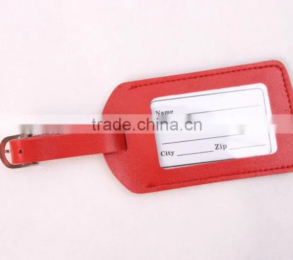 Custom Logo Leather Name Tag Luggage Tag photo-4