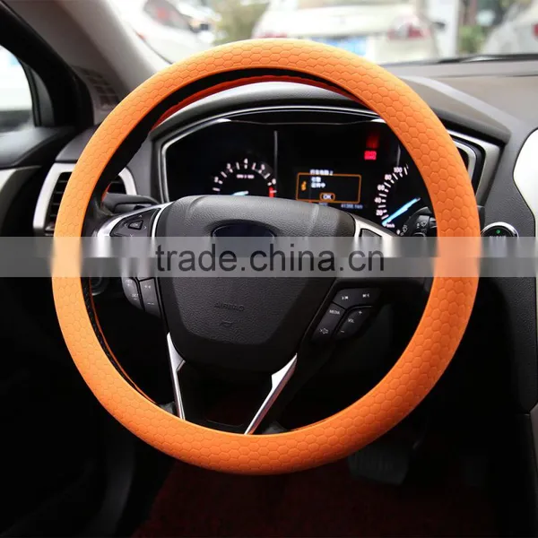 New Styles Beautiful Custom Car Silicone Steering Wheel Cover photo-6