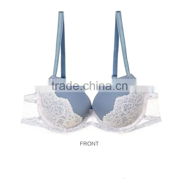 Net Western Style Underwear White Sexy Lace Bra Transparent Lace Bra photo-3