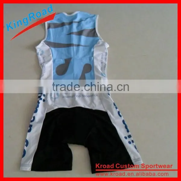 Short Sleeve Swimming ITU Biking Triathlon Suit Cycling Skinsuit Triathlon Bike Apparel photo-2