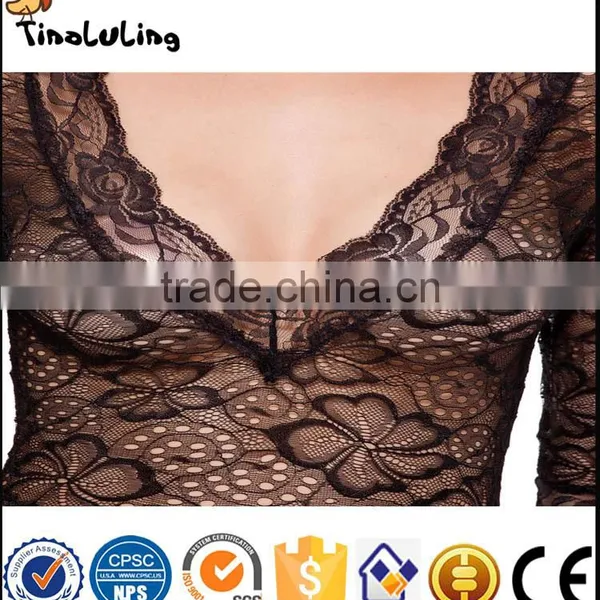 Sexy Lingerie Manufactuer Red Sweetheart Lace Hot Mature Women Sexy Babydol photo-5