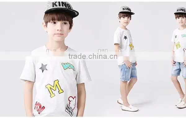 Hot Sale Child Clothes Boys T-shirts, Custom Children's T-shirts, High Quality Children's Boys T-shirts photo-2