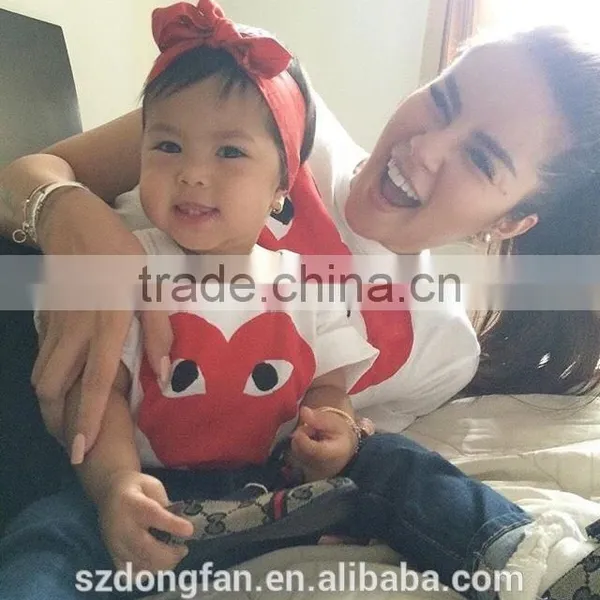China Guangzhou Garment Manufacture Custom t Shirt Printing 100% Cotton Kid's White T-shirt Boutique Clothing photo-3