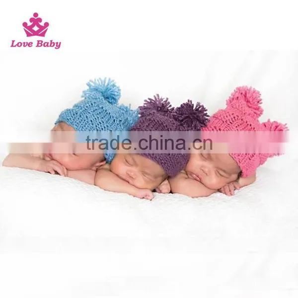 Crochet Knitting Baby Hat Sweet Baby Hospital Cap Disposable Hospital Caps LBF2015122516 photo-5
