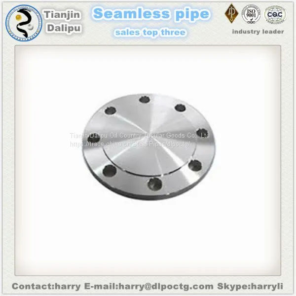Chinese Product Carbon Steel Forged Steel Flanges Stainless Steel Blind Centrifugal Pump Flange photo-4