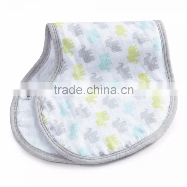 SOFT AND TRENDY BABY BURPY BIB AND BURP CLOTH 2 IN 1 USE WITH SNAP BUTTON photo-3