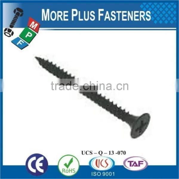 Made in Taiwan Carbon Steel Phillips Bugle Head Gray Phosphate Sharp Point Drywall Screw photo-6