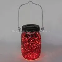 SOLAR STRING LIGHT-Solar Firefly Mason Jar photo-2