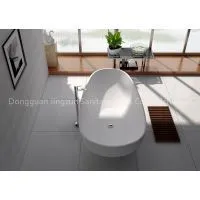 Oval Artificial Stone Bathtub photo-2