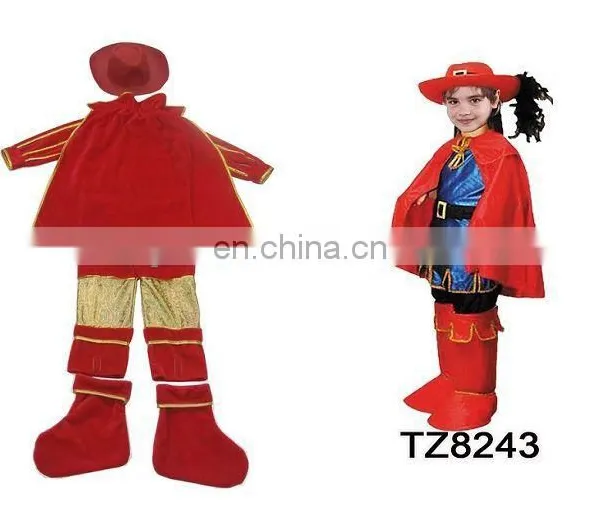 TZ87191 King Costume With Cloak For Kids Boots the Cat Hero Warrior photo-5
