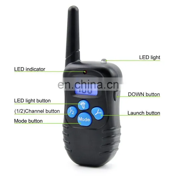 Electric Waterproof Shock Dog Training Collar With Beep/Vibration/Shock photo-3