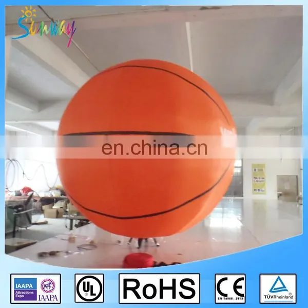 OEM Flying Inflatable Basketball Advertising Balloon 2m Inflatable Basketball Model for Party photo-6