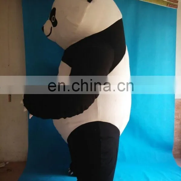 HI CE Hot Selling Vivid Giant Inflatable Panda Mascot Costume, Inflatable Panda Costume for Adult photo-4