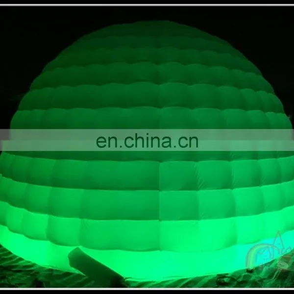 New Product Inflatable LED Light Dome Tent Round Type Photo Booth Igloo Tent On Sale photo-3