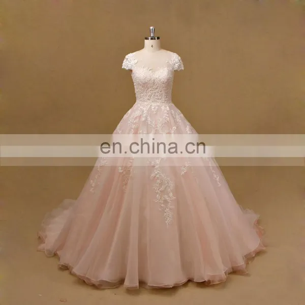 Gorgeous Lace Hot Pink Pearl Beads for Wedding Dress
