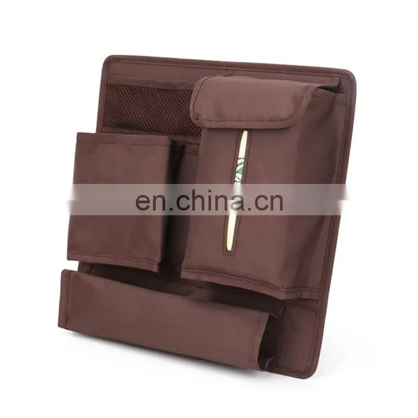 High Quality Applied Car Seat Organizer With Tissue Pocket photo-4