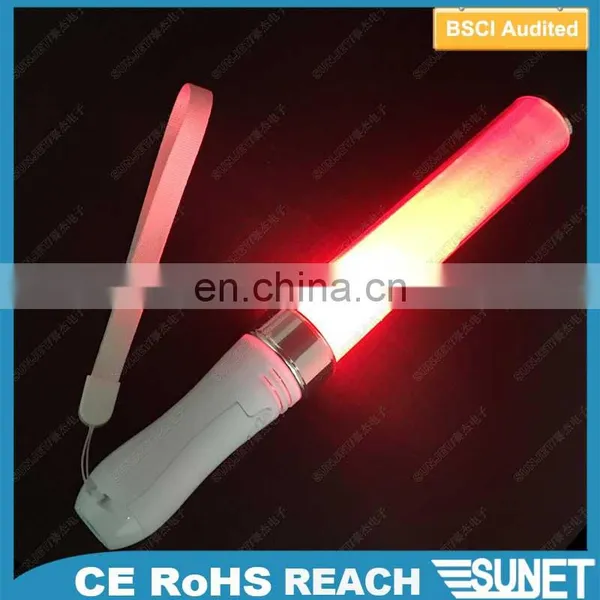 Concert Battery Operated Color Change Controlled Led Glowsticks Flashing Cheering Stick photo-4