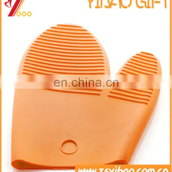 Customize Food-grade BBQ Heat Resistant Silicone Baking Gloves for Cooking photo-4