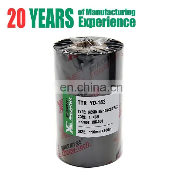 Thermal Transfer Ribbon for Print Barcode Ribbon 110mm*90m With 1/2 Inch Core photo-2