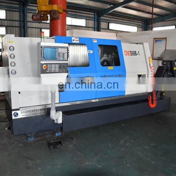 CNC550B-1 Horizontal Slant Bed Cnc Lathe Machine Siemens 550series With Lineal Guide photo-2